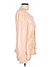 BCBGirls 100% Rayon Orange Pink Long Sleeve Blouse Size L - photo 4