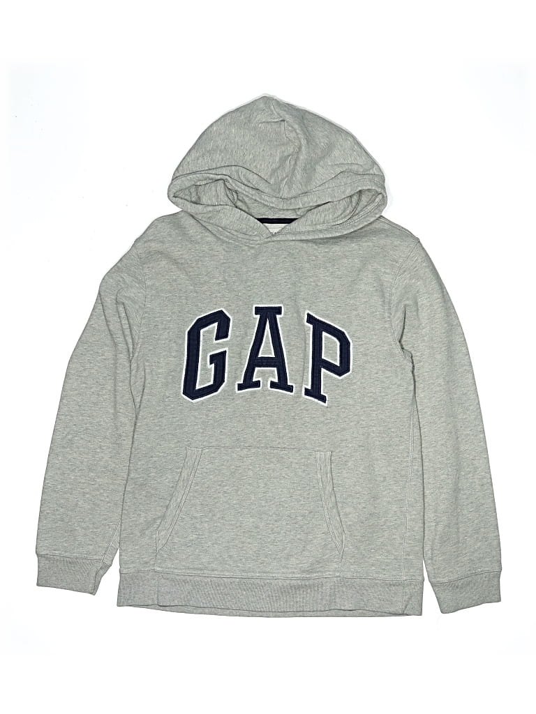 Pre-owned Gap Kids' Pullover Hoodie In Gray