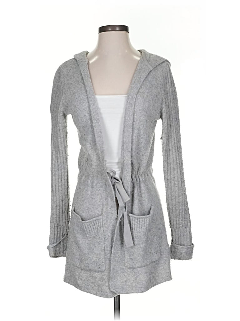 Pre-owned Caslon Cardigan Sweater In Gray