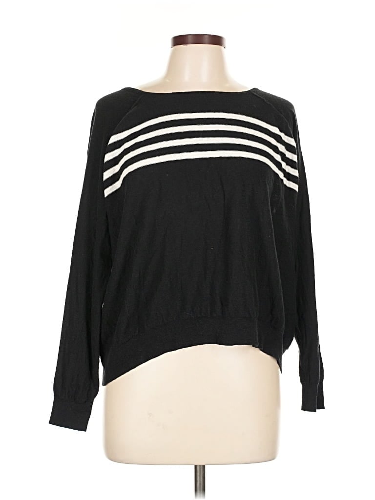 Pre-owned Lilla P Pullover Sweater In Black