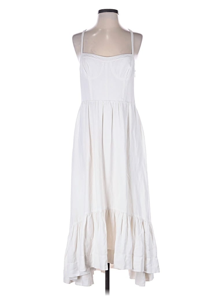 Pre-owned Simkhai Casual Dress In White