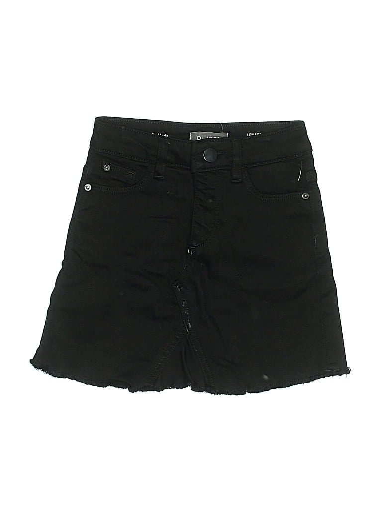 Pre-owned Dl1961 Kids' Denim Skirt In Black
