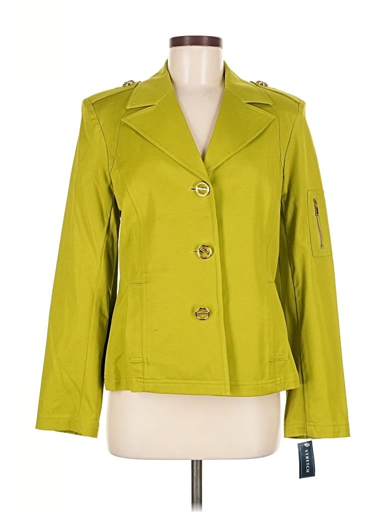 Pre-owned Jones New York Signature Blazer Jacket In Green