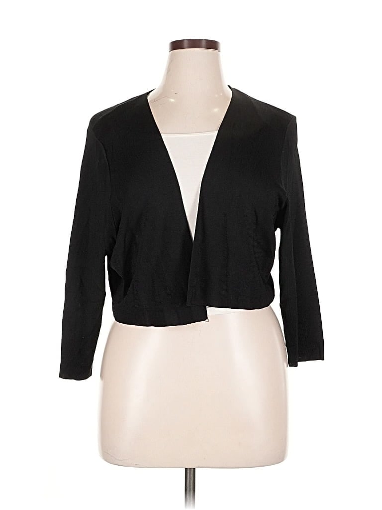 Pre-owned Phase Eight Cardigan Sweater In Black