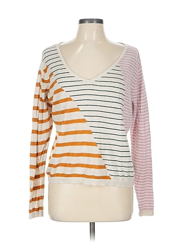 Pre-owned Garnet Hill Cardigan Sweater In Pink