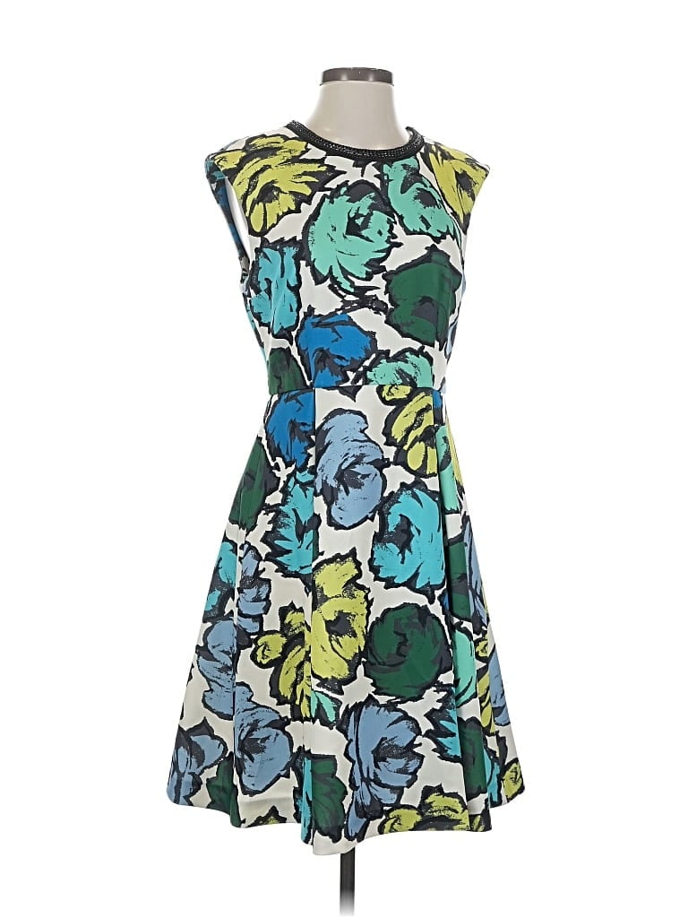 Pre-owned Plenty By Tracy Reese Cocktail Dress In Blue