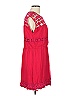 American Eagle Outfitters 100% Polyester Red Casual Dress Size L - photo 4