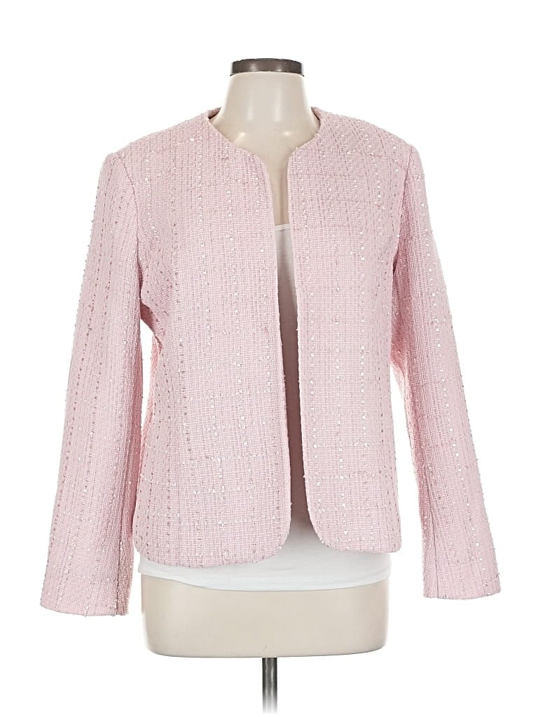 Pre-owned Anne Klein Blazer Jacket In Pink