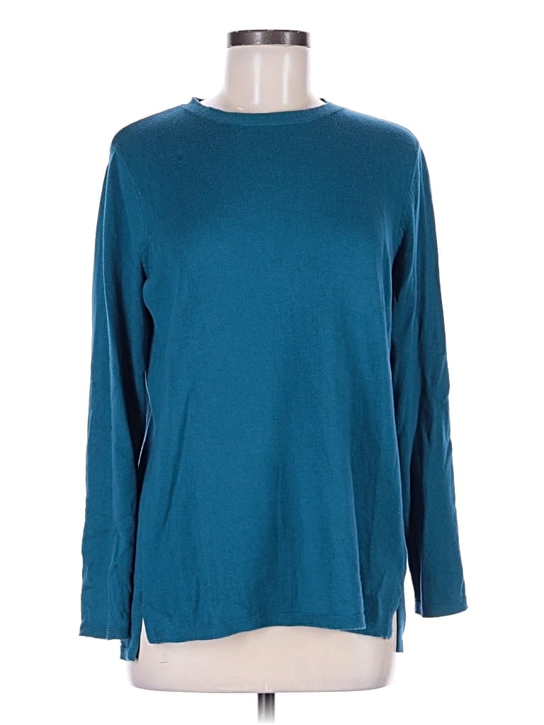 Pre-owned Jjill Pullover Sweater In Blue