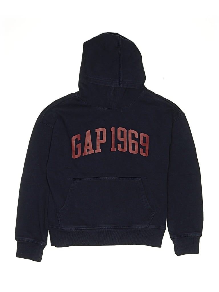 Pre-owned Gap Kids' Pullover Hoodie In Blue