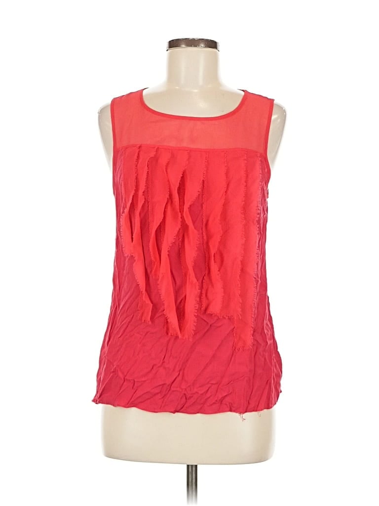 Pre-owned Gap Sleeveless Blouse In Red