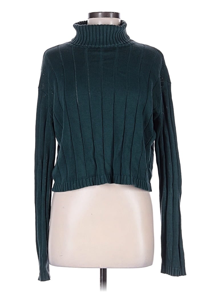 Pre-owned Brandy Melville Turtleneck Sweater In Blue