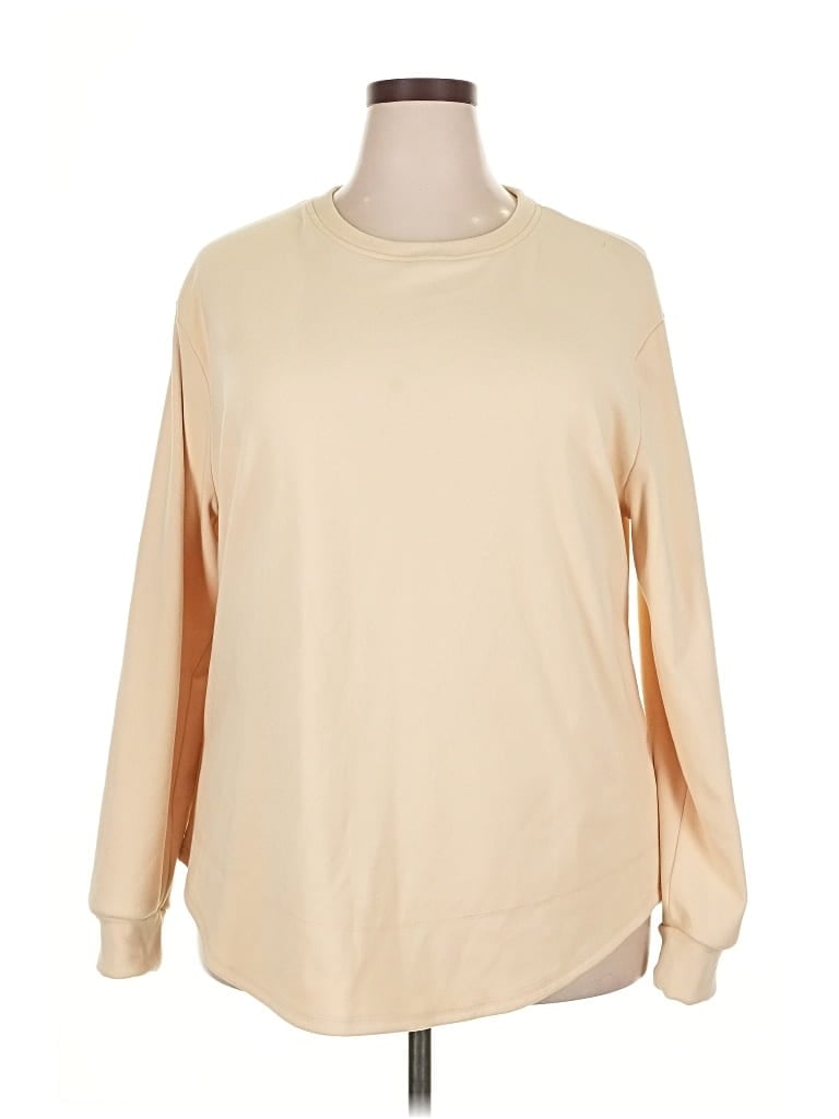 Pre-owned Fantaslook Long Sleeve T-shirt In Brown