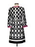 Eliza J Argyle Black Casual Dress Size 2 - photo 2
