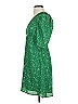 Lea & Viola 100% Polyester Stars Green Casual Dress Size S - photo 5