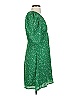 Lea & Viola 100% Polyester Stars Green Casual Dress Size S - photo 4