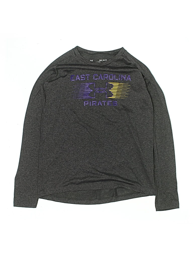 Pre-owned Under Armour Kids' Long Sleeve T-shirt In Gray