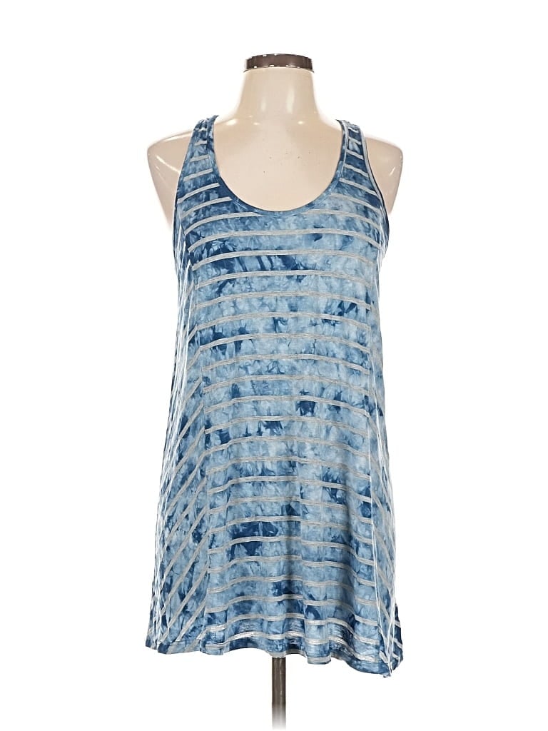 Pre-owned Jessica Simpson Tank Top Blue Halter Neckline Tops