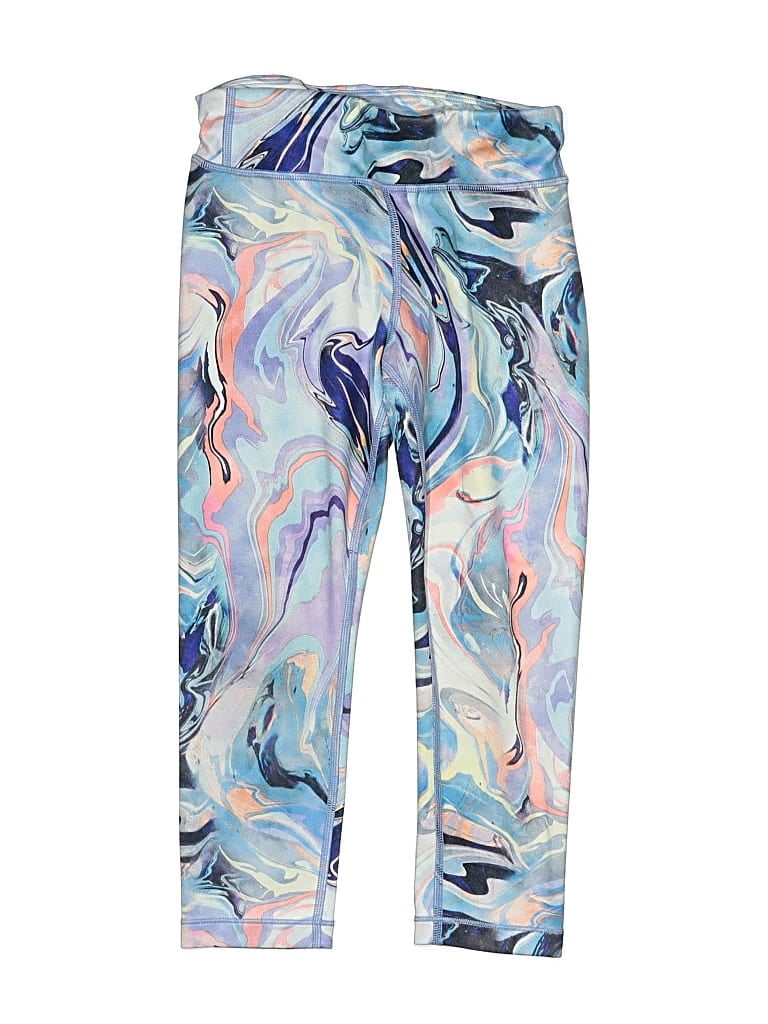 Pre-owned Athleta Girl Kids' Active Pants In Blue