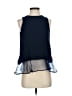 Elizabeth and James 100% Polyester Blue Sleeveless Blouse Size XS - photo 1