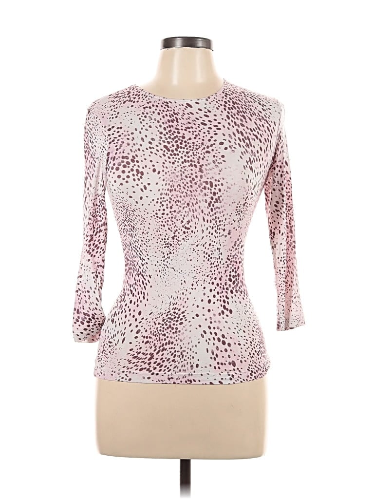 Pre-owned Leggiadro 3/4 Sleeve T-shirt In Pink