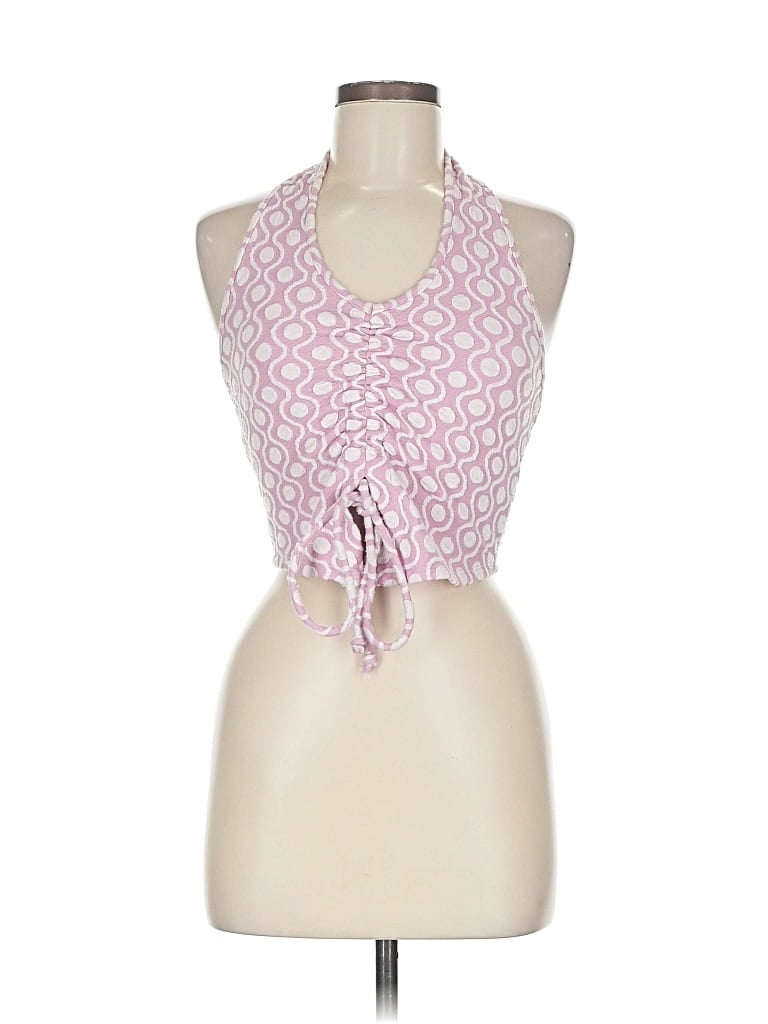 Pre-owned Love J Sleeveless Blouse In Pink
