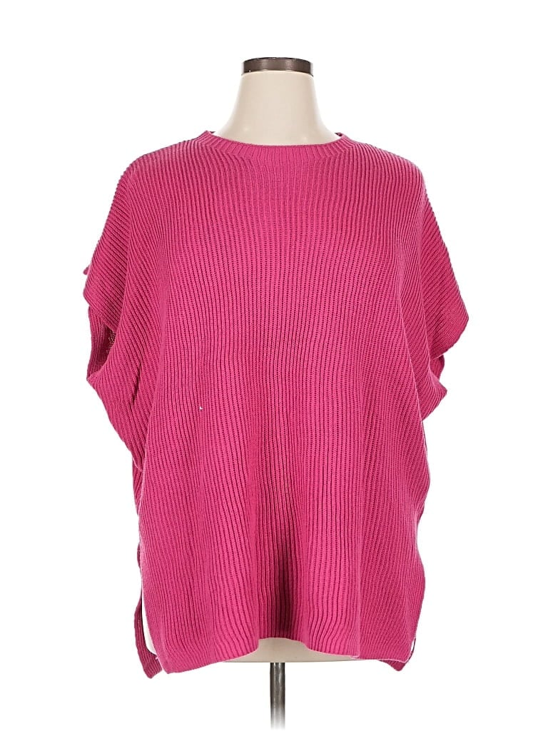 Pre-owned Unbranded Poncho In Pink