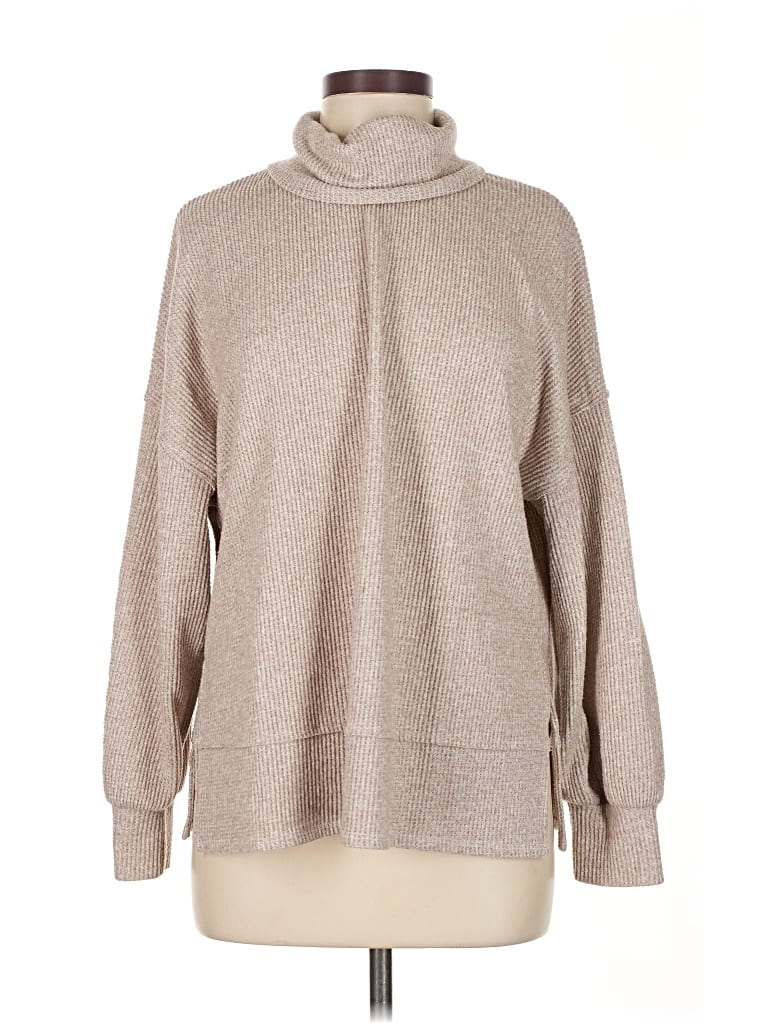 Pre-owned Cherish Turtleneck Sweater In Brown