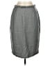 Escada 100% Wool Chevron-herringbone Gray Wool Skirt Size EU 36 / US 6 - photo 1