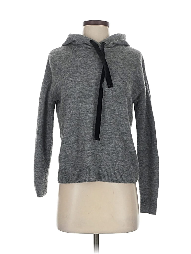 Pre-owned Banana Republic Wool Pullover Sweater In Gray