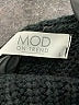Mod On Trend 100% Acrylic Color Block Black Turtleneck Sweater Size L - photo 6