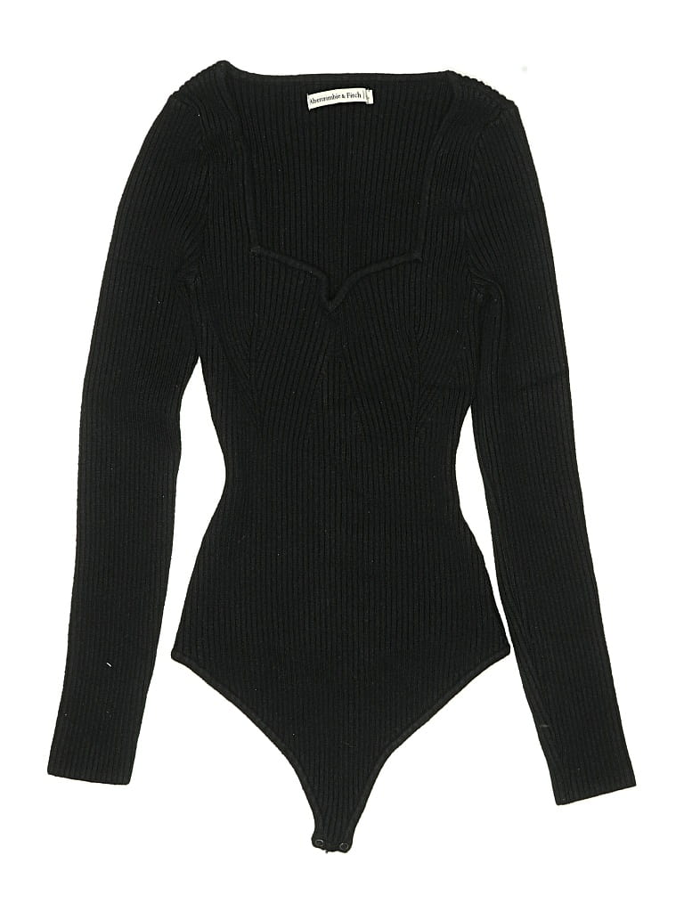 Pre-owned Abercrombie & Fitch Bodysuit In Black