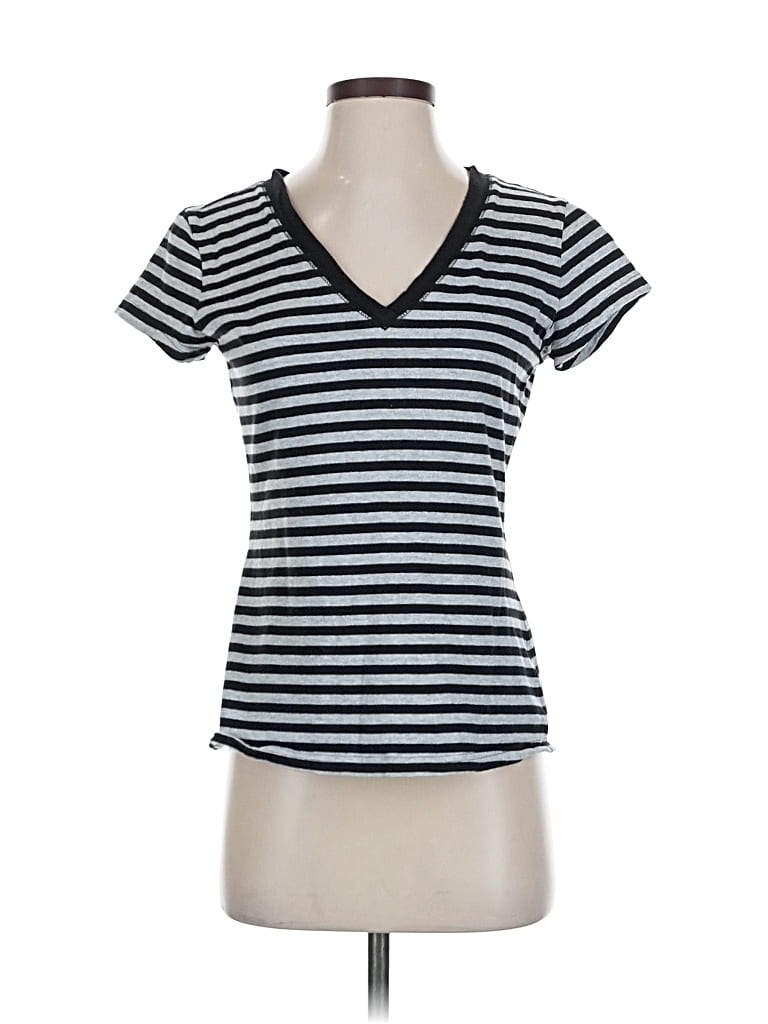 Pre-owned New York Laundry Short Sleeve T-shirt In Gray