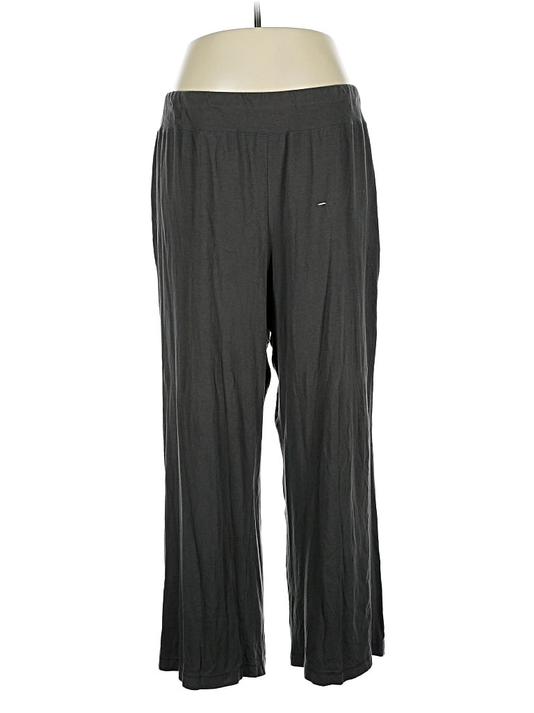 Pre-owned Eileen Fisher Track Pants In Gray