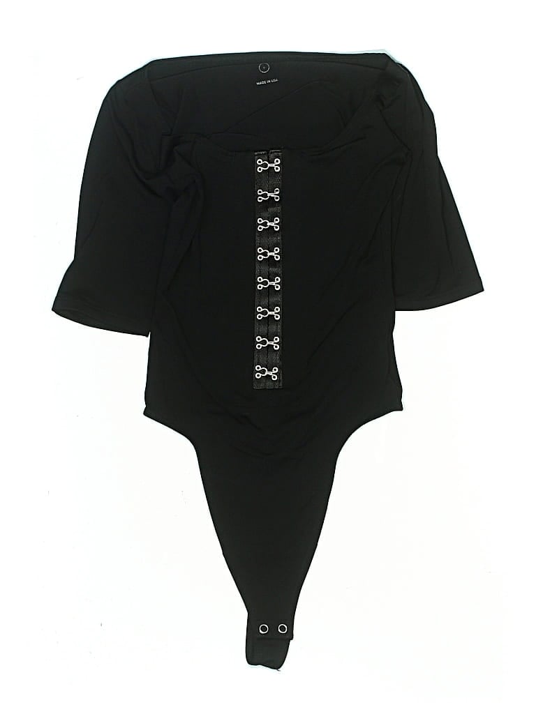 Pre-owned Good American Bodysuit In Black