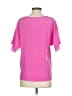 Tibi 100% Silk Pink Short Sleeve Silk Top Size XS - photo 2