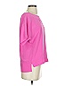 Tibi 100% Silk Pink Short Sleeve Silk Top Size XS - photo 4