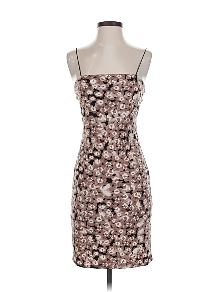 Pre-owned Open Edit Cocktail Dress In Brown