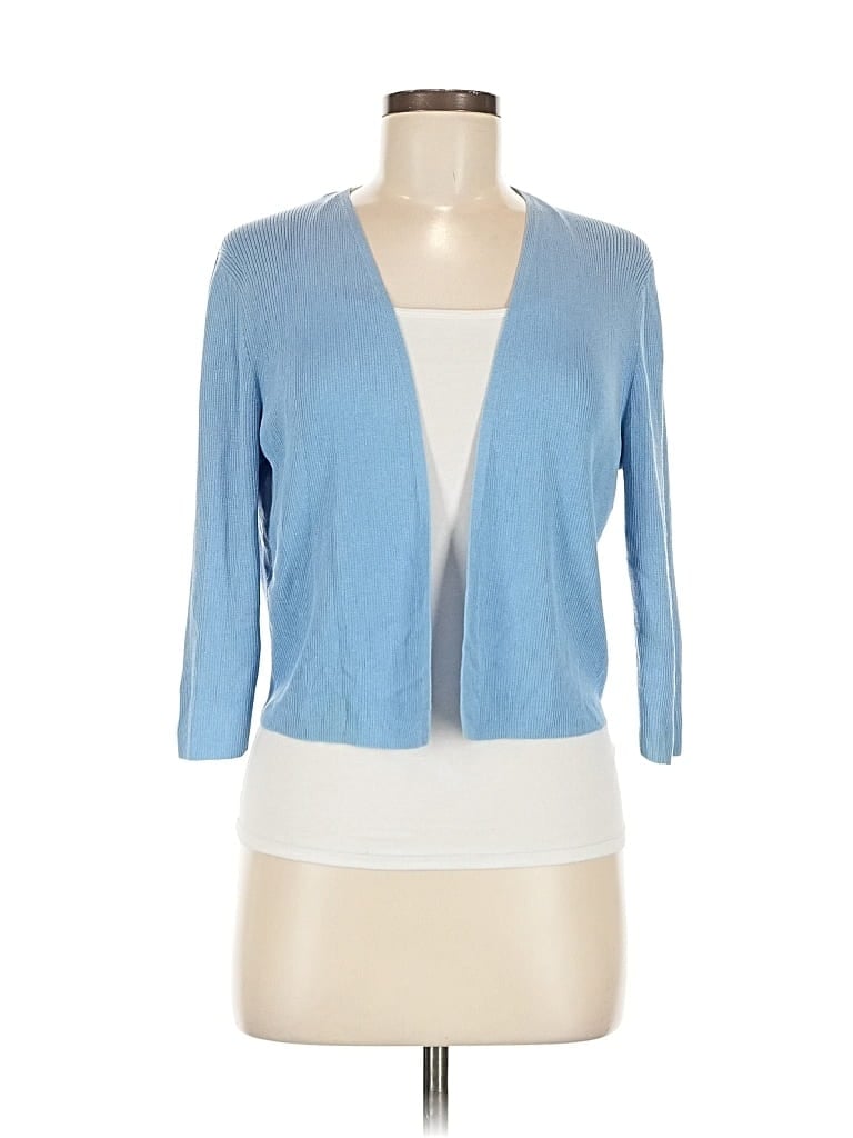 Pre-owned Lafayette 148 Kimono In Blue