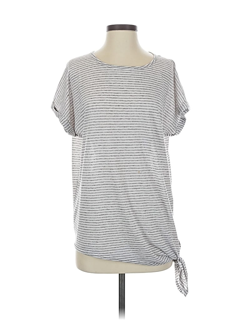 Pre-owned Allen Allen Short Sleeve T-shirt In Gray