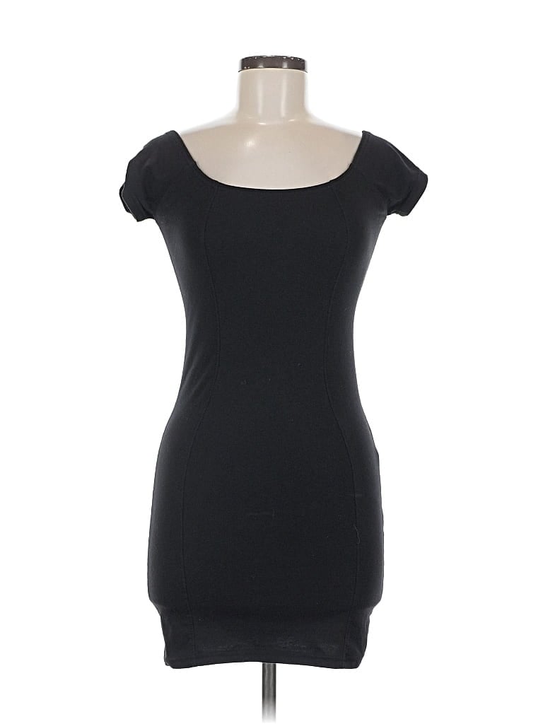 Pre-owned Missguided Casual Dress In Black