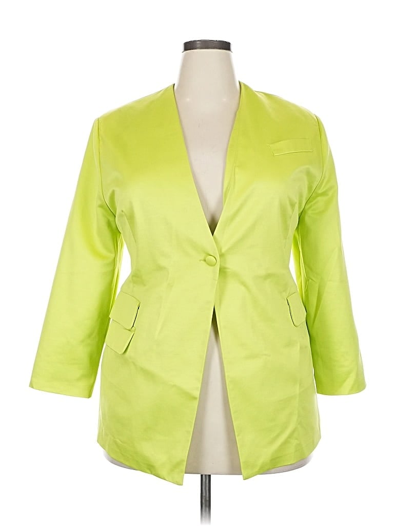 Pre-owned Extro & Vert Blazer Jacket In Green