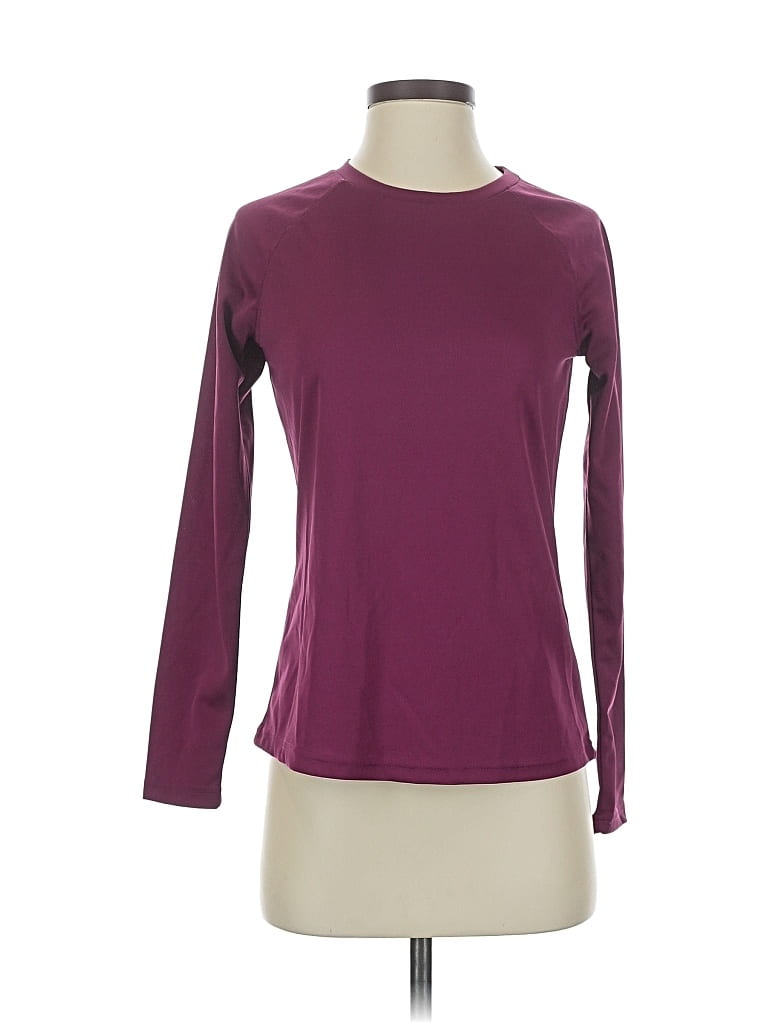 Pre-owned Mountain Warehouse 3/4 Sleeve T-shirt In Burgundy