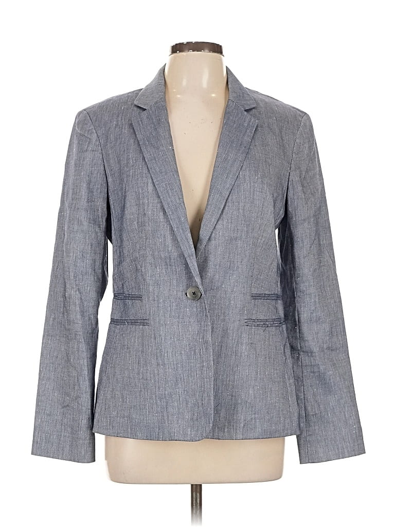 Pre-owned Express Blazer Jacket In Blue