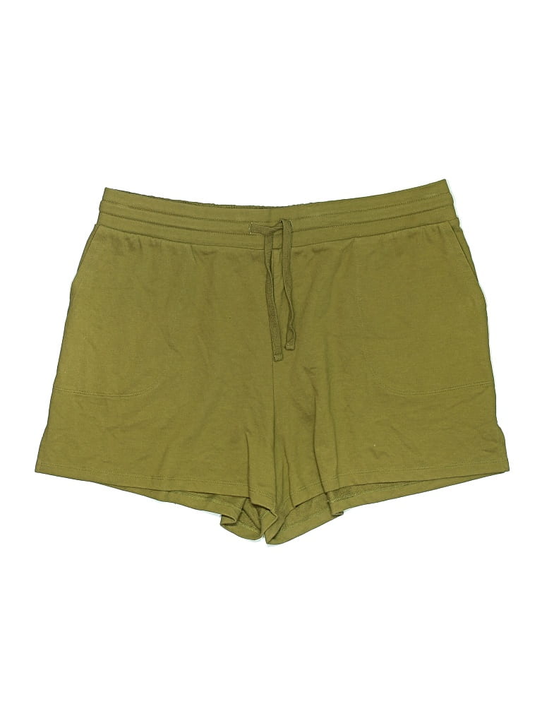 Pre-owned Ava & Viv Athletic Shorts In Green