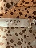 ASTR The Label 100% Polyester Animal Print Orange Long Sleeve Blouse Size M - photo 7
