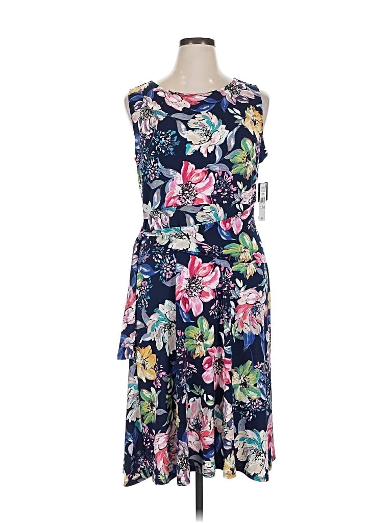 Pre-owned Robbie Bee Casual Dress In Blue