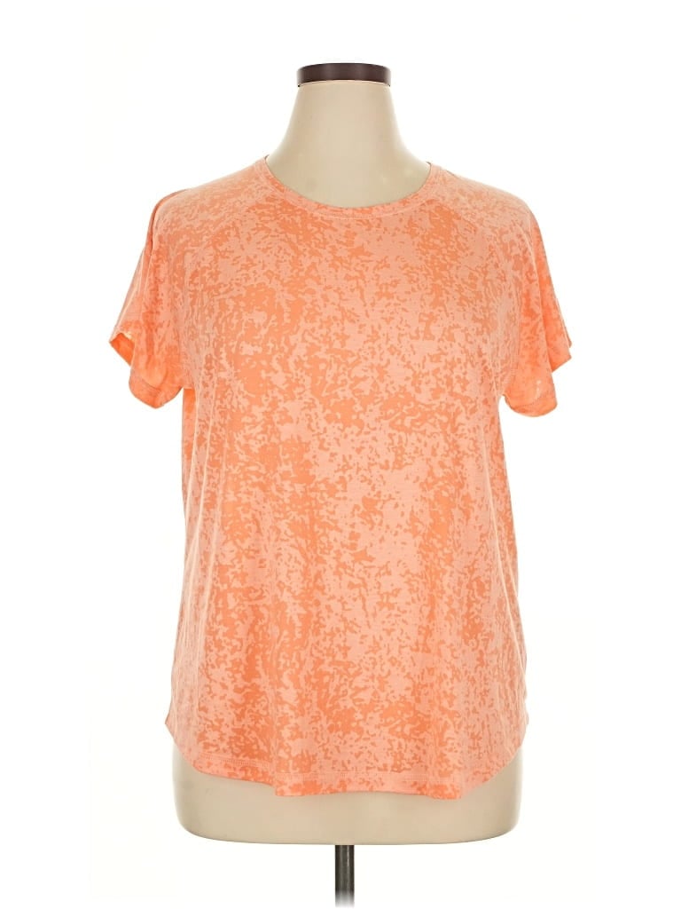 Pre-owned Tek Gear Short Sleeve T-shirt In Orange