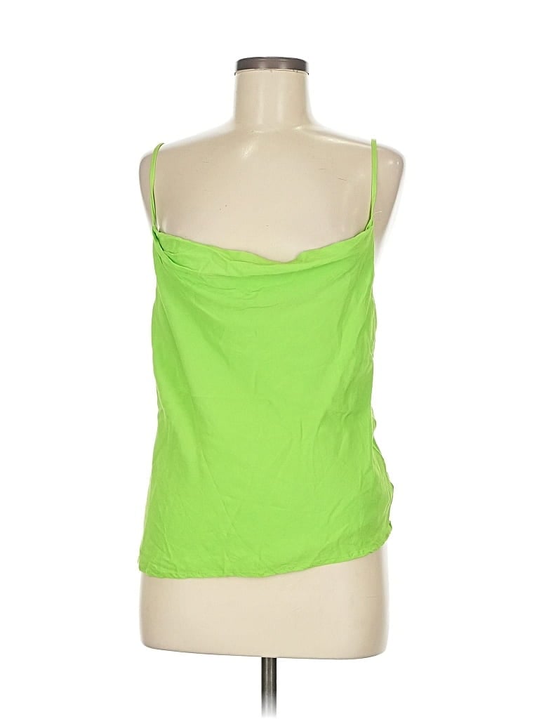 Pre-owned Lovers & Friends Sleeveless Top Green Strapless Neckline Tops
