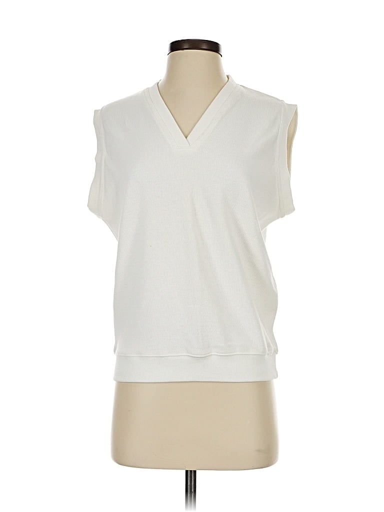 Pre-owned Tail Sweater Vest In White